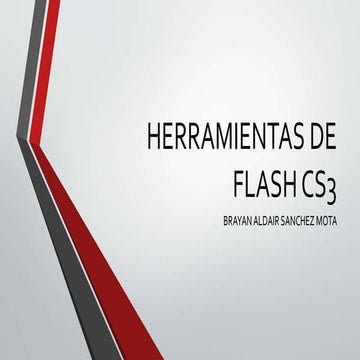 Herramientas de flash cs3