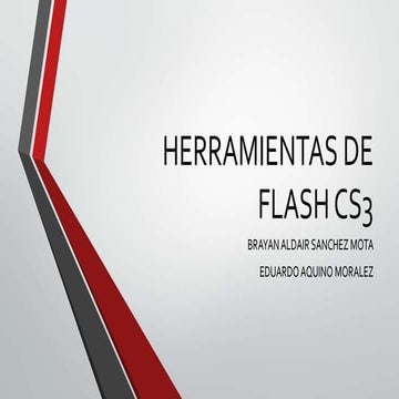 Herramientas de flash cs3