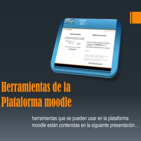 Herramientas de la plataforma moodle