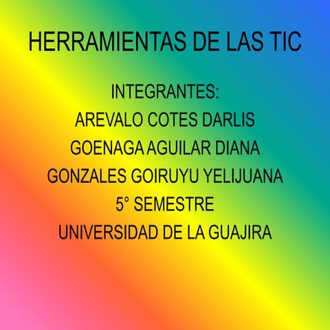 Herramientas de las tic