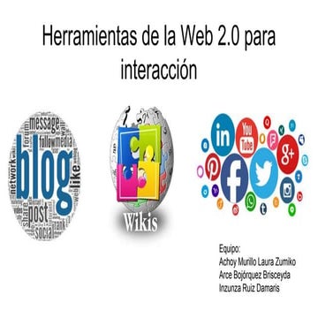Herramientas de la web 2.0 para trabajo colaborativo
