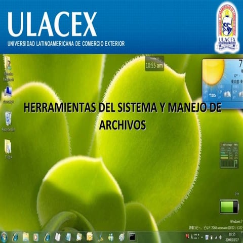 Herramientas del sistema y manejo de archivos