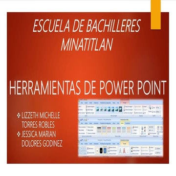 Herramientas de power point v lizzeh m