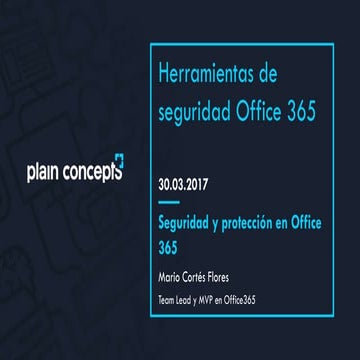Herramientas de seguridad office365