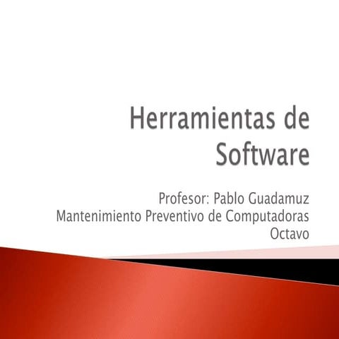 Herramientas de software