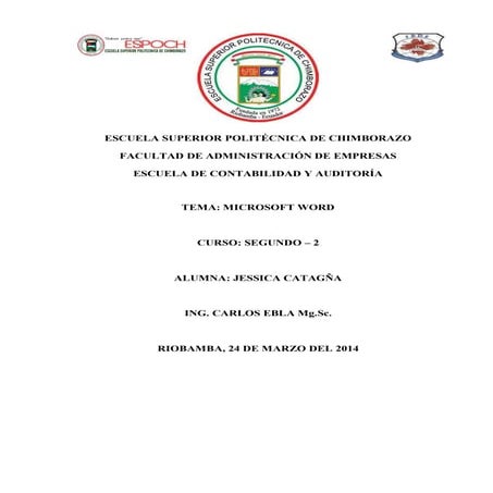 Herramientas de Microsoft Word