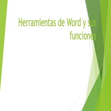 Herramientas de word alexismsd