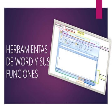 Herramientas de word y sus funciones | PPTX