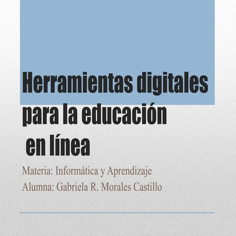 Herramientas digitales