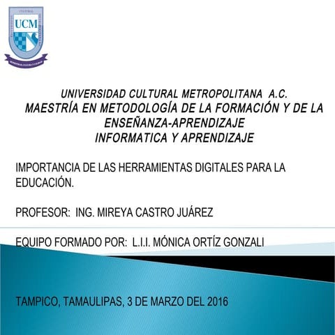 Herramientas digitales  