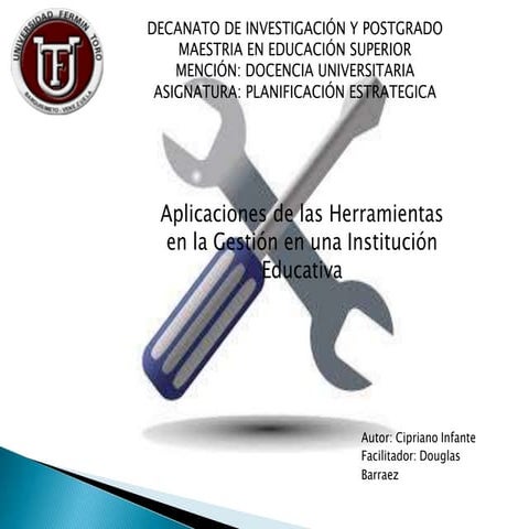 Herramientas en la gestión institución educativa_cipriano_infante