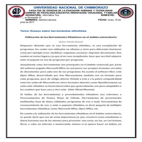 Herramientas ofimaticas