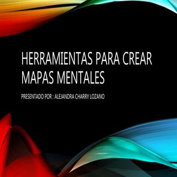 Herramientas para crear mapas mentales 