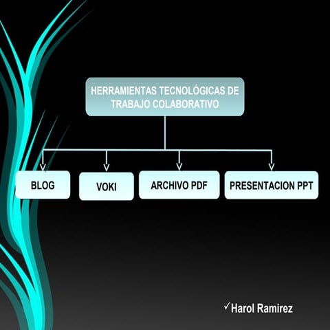 Herramientas tecnológicas de trabajo colaborativo harol