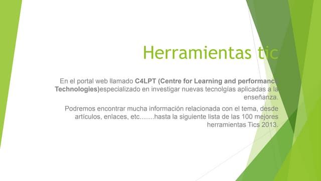 Herramientas tic