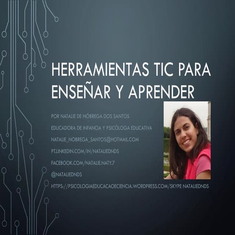 Herramientas tic para enseñar y aprender