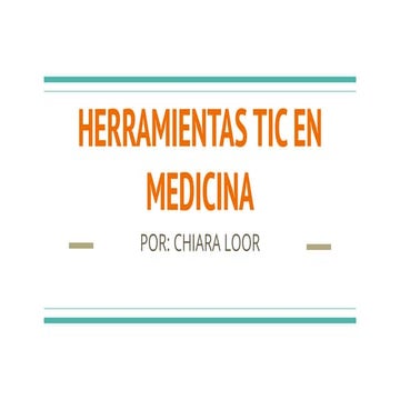 Herramientas tics en medicina | PDF