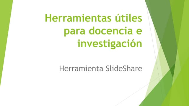 Herramientas útiles para docencia e...