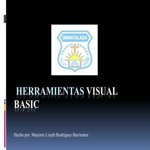 Herramientas visual basic