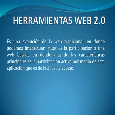 Herramientas web