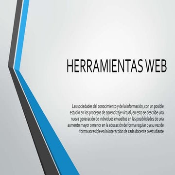 Herramientas web