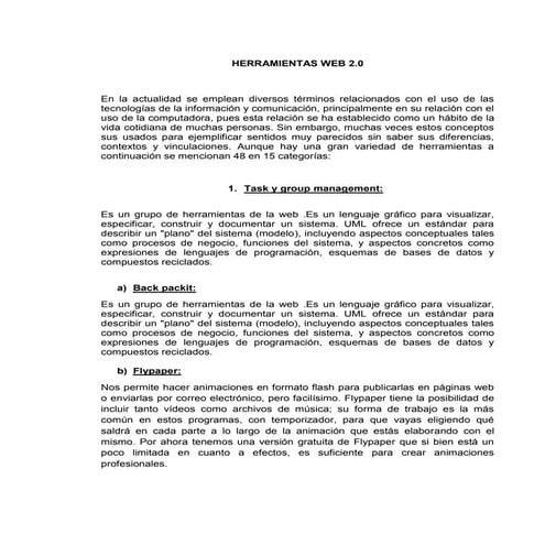 Herramientas web 2.0