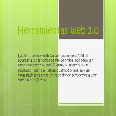 Herramientas web 2.0