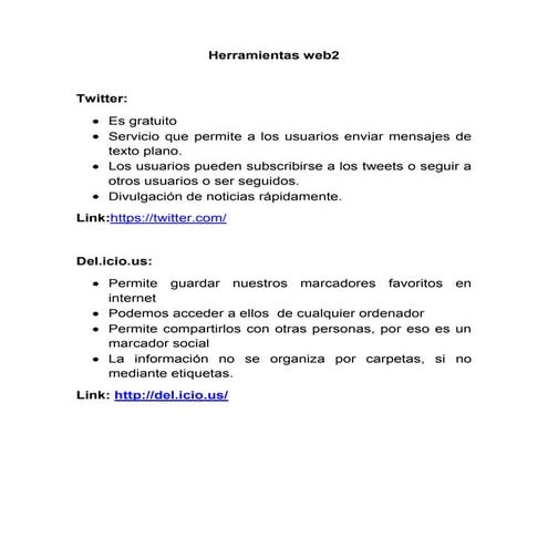 Herramientas web2