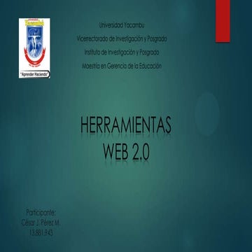 Herramientas web 2.0