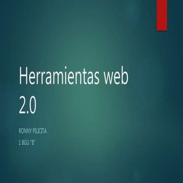 Herramientas web 2