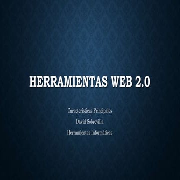 Herramientas web 2.0