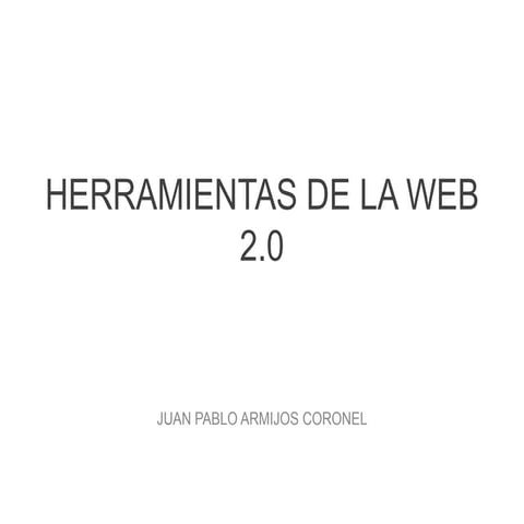 Herramientas web 2,0