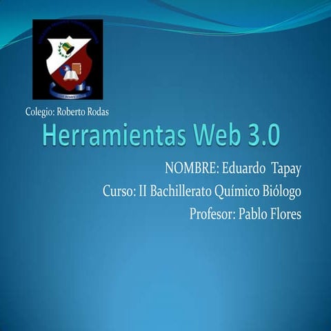 Herramientas web 3.0
