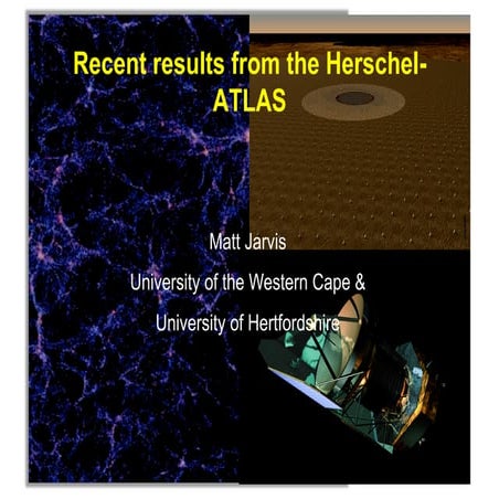Matt Jarvis - Recent results from the Herschel-ATLAS