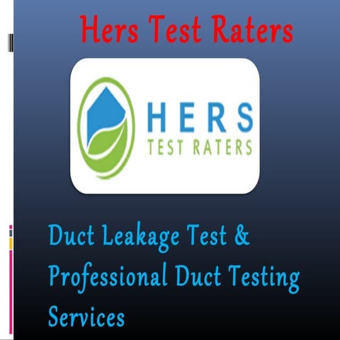 Duct Testing Services | PPT