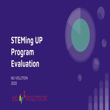hEr VOLUTION STEMing UP 2020 program analysis