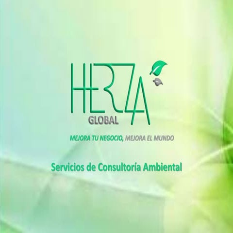 Herza global  servicios de consultoría en Medio Ambiente y Sustentabilidad