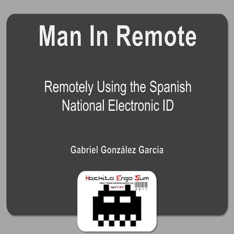 HES2011 - Gabriel Gonzalez - Man In Remote PKCS11 for fun and non profit