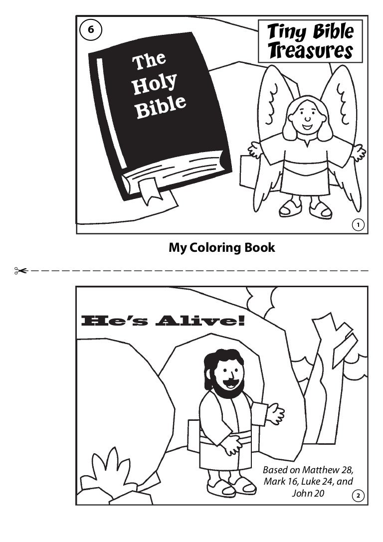 Coloring Book: He's Alive!