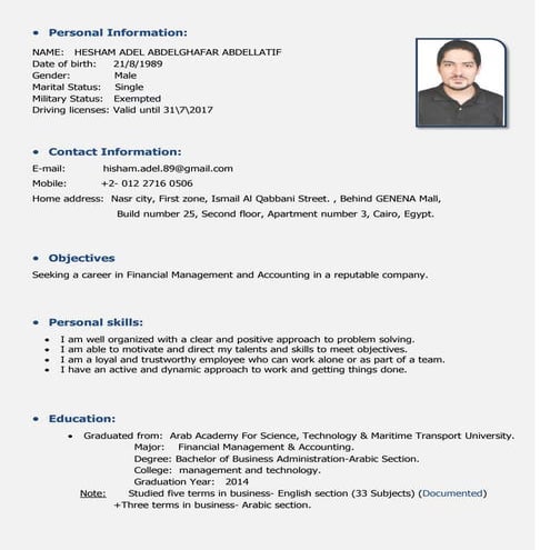 Hesham adel- resume