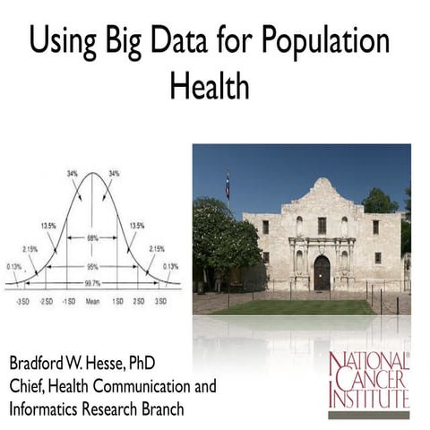 Big Data and Population Health: SBM 2015