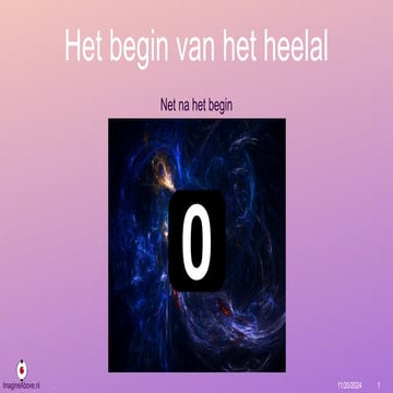 Begin Van Het Heelal Puzzelwoord