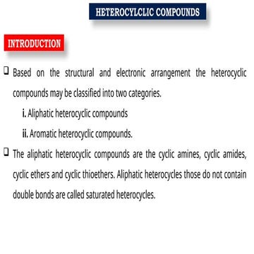 Heterocyclic Compounds : Benzimidazole's Synthesis and Reactions