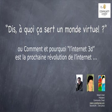 Intro Mondes Virtuels (Cours 1)