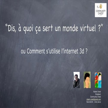 Intro Mondes Virtuels (Cours 2)