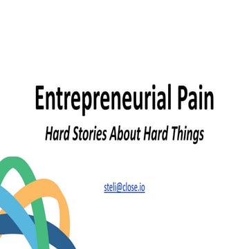 Heureka Conference 2015 talk by Steli Efti: Why fuck ups do hurt