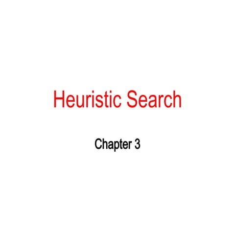 Heuristic Search Techniques {Artificial Intelligence} | PPT