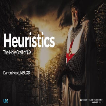 Heuristics — The Holy Grail of UX
