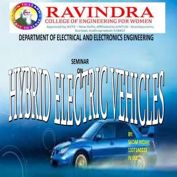 HYBRID ELECTRIC VEHICLE 