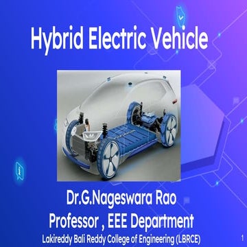 Hybrid Electric Vehicles- Overview